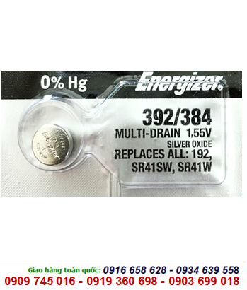 Pin Energizer SR41SW,392/384 Silver Oxide 1,55V chính hãng Energizer USA 